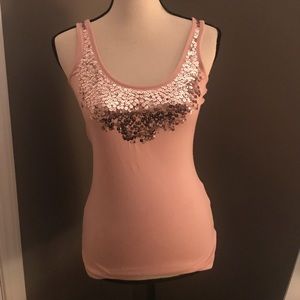 NY&Co Pink sequin top